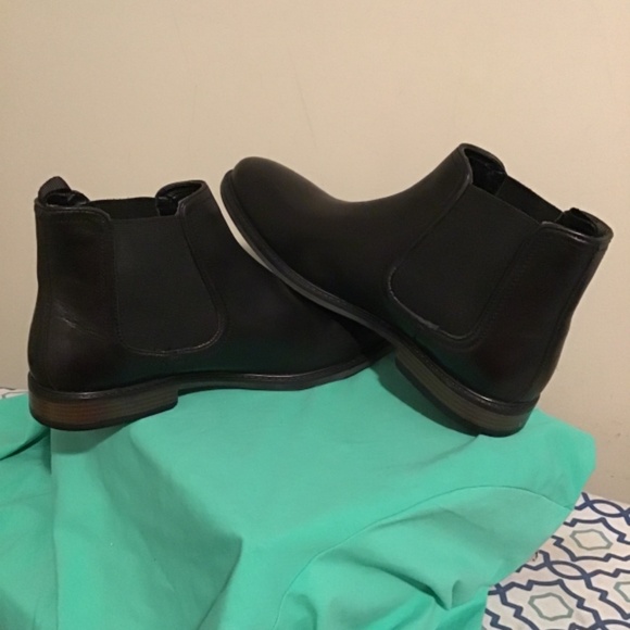 ?FRANCO FORTINI, new without box, size 10.5, black, see photos, leather upper